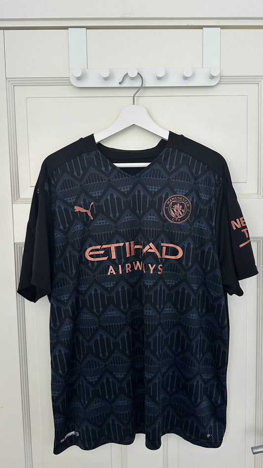 Man City 2020/2021 bortatröja XXL